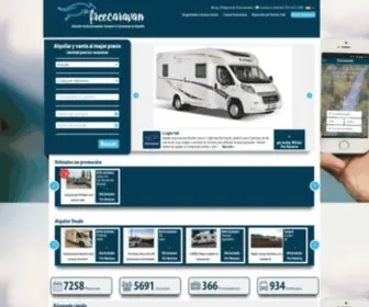 Freecaravan.com(Alquiler Autocaravanas Madrid) Screenshot