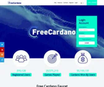 Freecardano.com Screenshot