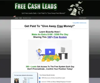 Freecashleads.com(Get Free Leads Daily) Screenshot