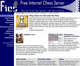 Freechess.org(FICS) Screenshot