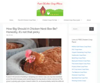 Freechickencoopplans.com(Free Chicken Coop Plans) Screenshot