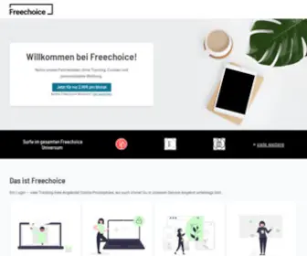 Freechoice.club(Werbefrei surfen bei allen partnern) Screenshot