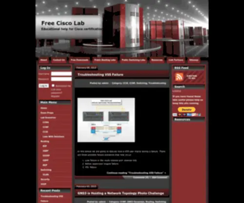 Freeciscolab.com(Freeciscolab) Screenshot