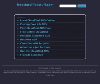 Freeclassifiedstuff.com(This domain may be for sale) Screenshot