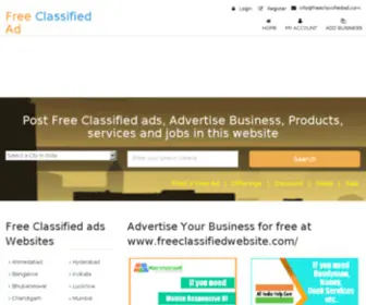 Freeclassifiedwebsite.com(World free classified website) Screenshot