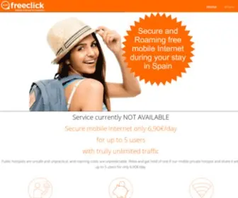 Freeclick.com(Free MiFi WiFi) Screenshot