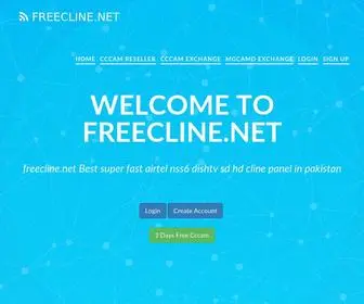 Freecline.net(Nginx) Screenshot