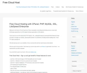 Freecloudhost.org(Free Cloud Hosting with CPanel) Screenshot