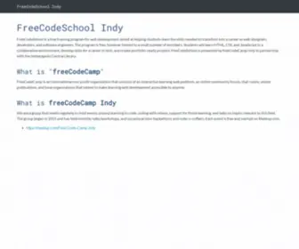 Freecodeschoolindy.com(FreeCodeSchool Indy) Screenshot