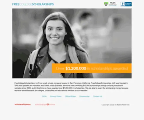 Freecollegescholarships.net(Free Easy College Scholarships) Screenshot