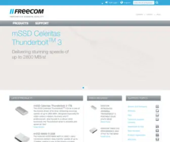 Freecom.com(External Hard Drives) Screenshot