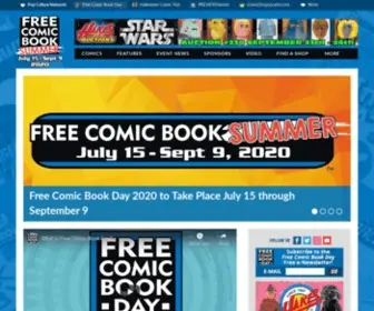 Freecomicbookday.com(Free comic book day) Screenshot