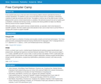 Freecompilercamp.org(Free Compiler Camp) Screenshot