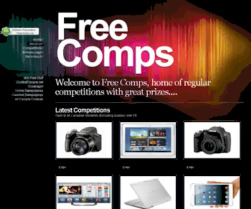 Freecomps.ca Screenshot
