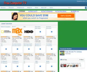 Freecomputertv.com(Free online tv) Screenshot