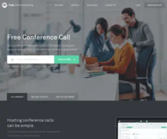 Freeconferencecalling.com(Free Conference Call Service) Screenshot