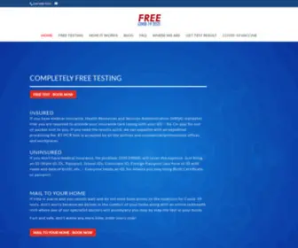 Freecovidteststoday.com(Free Covid 19 Testing) Screenshot