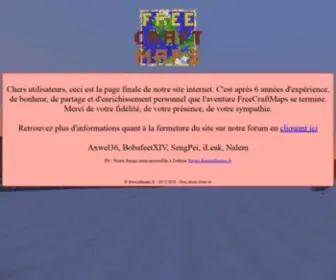 Freecraftmaps.fr(Merci) Screenshot