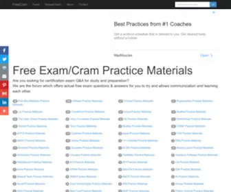 Freecram.net(2023 Free Practice Exam Collection) Screenshot