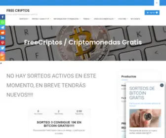 Freecriptos.com(Criptomonedas Gratis) Screenshot