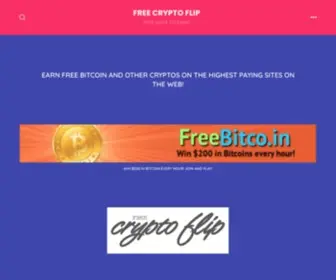 Freecryptoflip.com(FREE CRYPTO FLIP) Screenshot