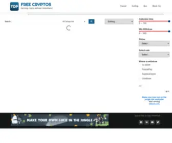 Freecryptos.top(TOP Free Cryptos) Screenshot