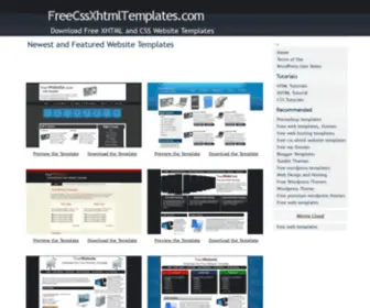 FreecssXhtmltemplates.com(Free CSS and XHTML Website Templates) Screenshot