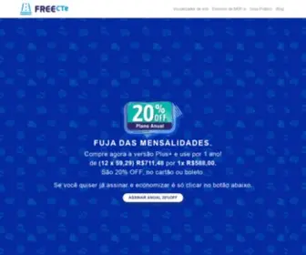 Freecte.com.br(Emissor gratuito de Conhecimento de Transporte Eletrônico) Screenshot