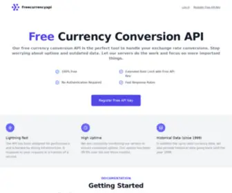 Freecurrencyapi.net(freecurrencyapi) Screenshot