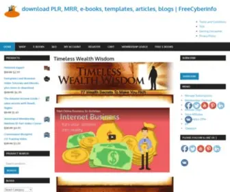 Freecyberinfo.com(Timeless Wealth Wisdom) Screenshot