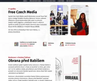 Freeczechmedia.cz(Free Czech Media) Screenshot