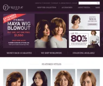 Freeda.com(Human Hair Wigs for Women) Screenshot