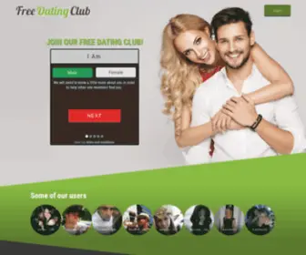 Freedatingclub.co.uk(Free Dating Club in the UK) Screenshot