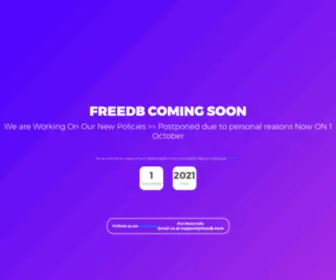 Freedb.tech(Free Mysql Hosting) Screenshot