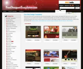 Freedesignertemplates.com(Free Web Design Templates) Screenshot