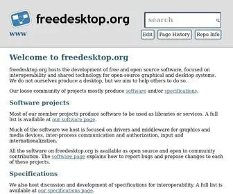 Freedesktop.org(Www) Screenshot
