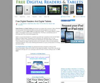 Freedigitalreaders.com(Free Digital Reader & Tablet Giveaways) Screenshot