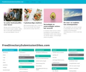 Freedirectorysubmissionsites.com(FreeDirectory Startpagina) Screenshot
