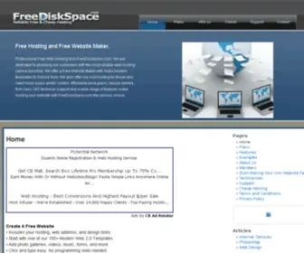 Freediskspace.com(Free Disk Space Hosting) Screenshot