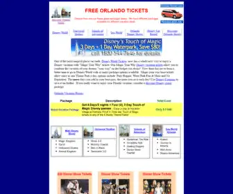 FreedisneyWorld.com(Free Disney Tickets) Screenshot