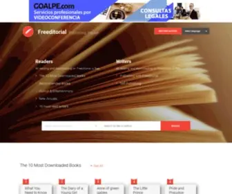 Freeditorial.com(Download free books PDF EPUB) Screenshot