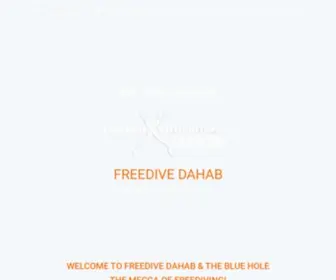 Freedivedahab.com(Freedive Dahab) Screenshot