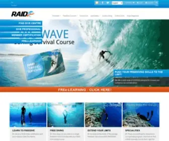 Freedivingraid.com(Learn to FREEDIVE with) Screenshot