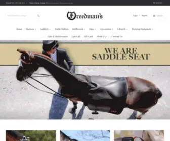 Freedmanharness.com(Saddlery, Harness, Bags & Accessories) Screenshot