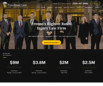 Freedmanpersonalinjury.com(Fresno Personal Injury Attorney) Screenshot