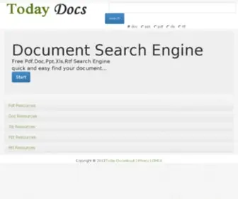 Freedocumentsearch.com(Pdf Search Engine) Screenshot