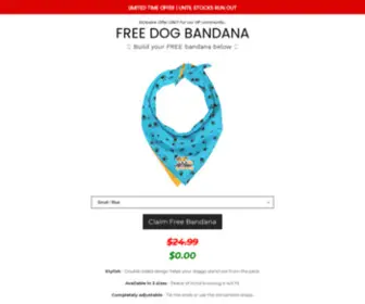 Freedogbandana.com(We Love Doggos) Screenshot