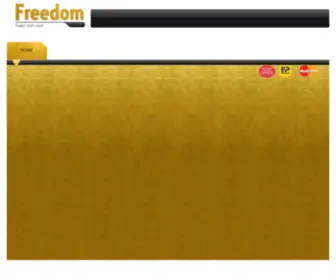 Freedom-Card.co.uk(Freedom prepaid mastercard) Screenshot