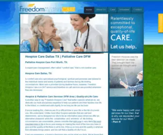 Freedom-Hospice.com(Dallas Hospice Care) Screenshot