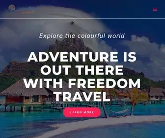 Freedom-Influencer.com(Adventure Travel Blog) Screenshot